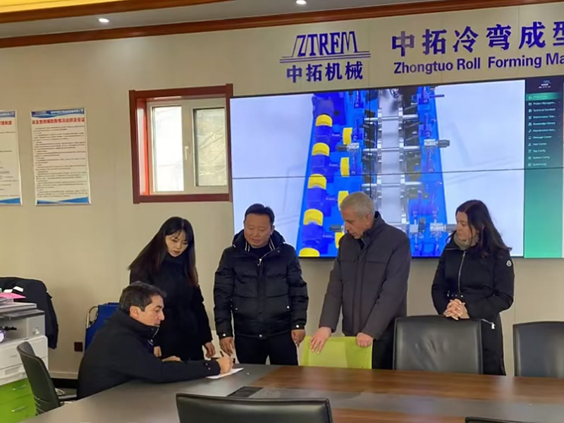 2025腾博会冷弯开年大捷！新年新征程腾博会冷弯门框机敲开西班牙市场大门
